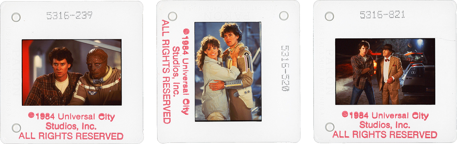 THE LAST STARFIGHTER slides; courtesy of Universal City Studios.