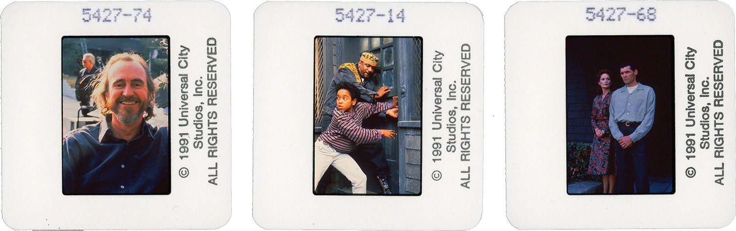 PEOPLE UNDER THE STAIRS slides; courtesy of Universal City Studio, photos by Carol Westwood.