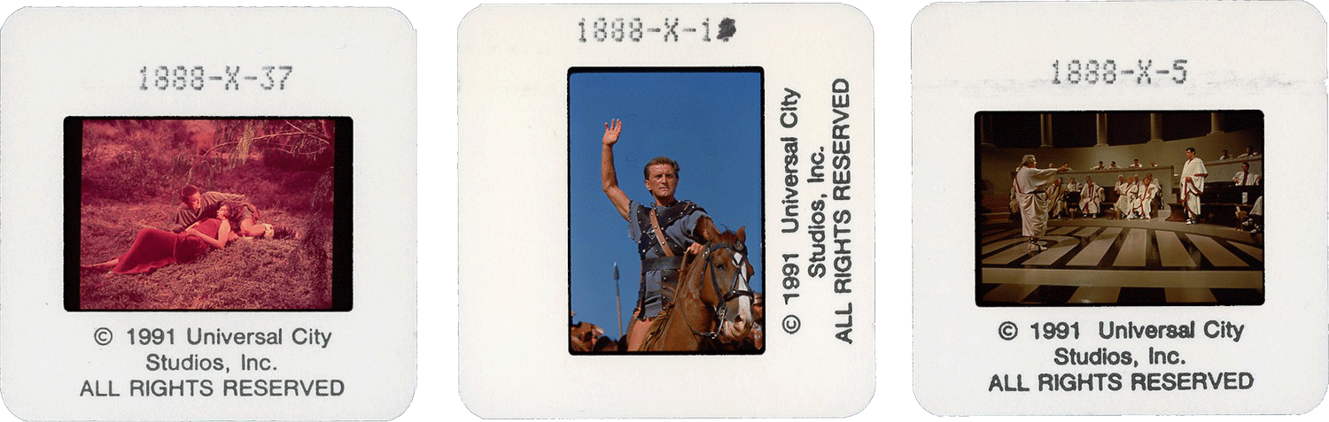 SPARTACUS slides; courtesy of Universal City Studios, Inc.